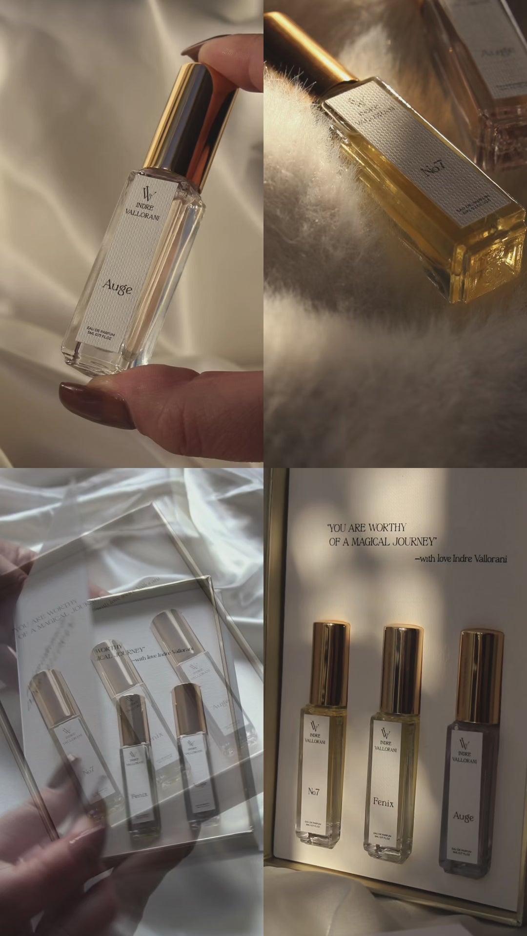 TRILOGY SET PARFUM BY INDRE VALLORANI